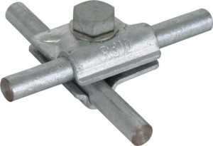 Connector for lightning protection Steel 391550