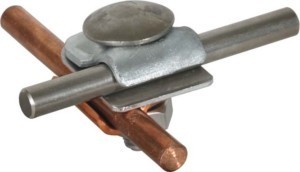 Connector for lightning protection Copper/steel 390267