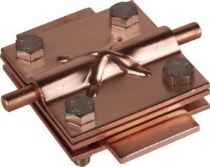 Connector for lightning protection Cross connector Copper 321047