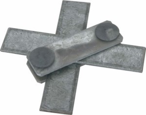 Connector for lightning protection Cross connector Steel 308230