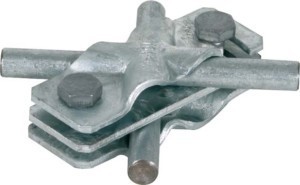 Connector for lightning protection Steel 308070