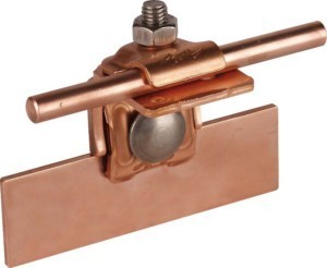 Connection clamp for lightning protection Rebate clamp 365057