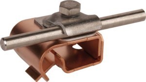 Connection clamp for lightning protection Gutter clamp 339167