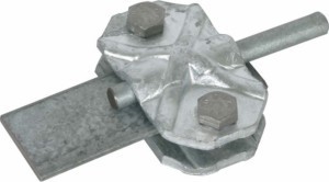 Disconnection clamp for lightning protection Round 7-10 454100