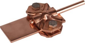 Disconnection clamp for lightning protection Copper 454107