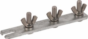 Equipotential bonding bar Surface mounting fix Only clamp 465801