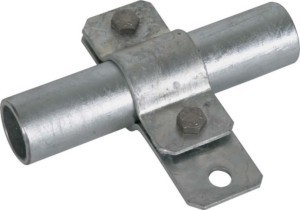 Earthing pipe clamp 26.9 mm 3/4 inch Steel 410034