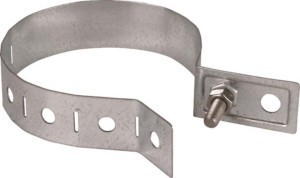 Tube earthing clamp for lightning protection 60 mm Steel 423010