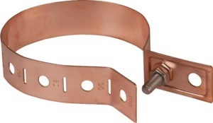 Tube earthing clamp for lightning protection 60 mm Copper 423017