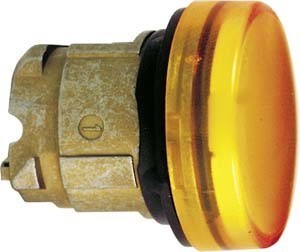 Front element for indicator light 1 Orange Round ZB4BV05