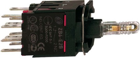 Lamp holder block for control circuit devices  ZB6ZB11B