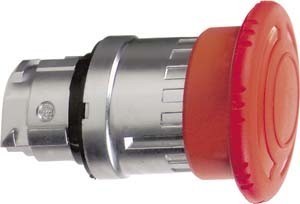 Front element for mushroom push-button Red Round 40 mm ZB4BS844