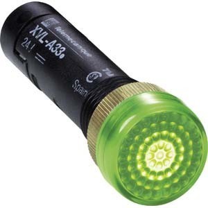 Indicator light complete 1 Green LED XVLA333