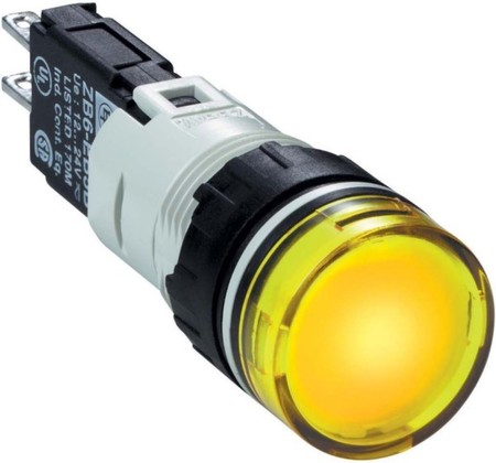 Indicator light complete 1 Yellow LED XB6AV5BB