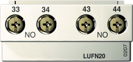 Auxiliary contact block 2 LUFN20