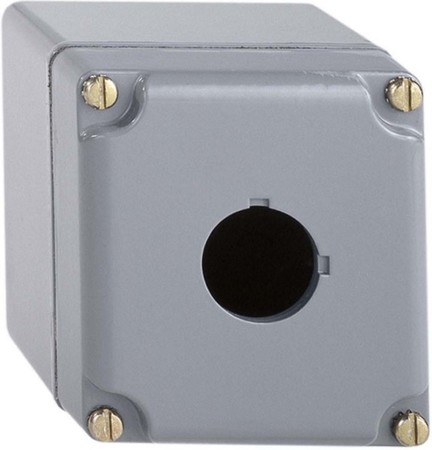 Enclosure for control circuit devices 1 Aluminium 9001KY1