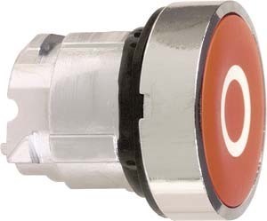 Front element for push button Red 1 Round ZB4BA432