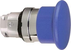 Front element for mushroom push-button Blue Round 40 mm ZB4BC6