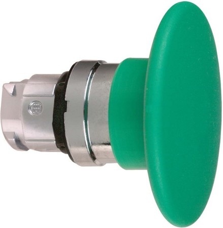Front element for mushroom push-button Green Round 60 mm ZB4BR3