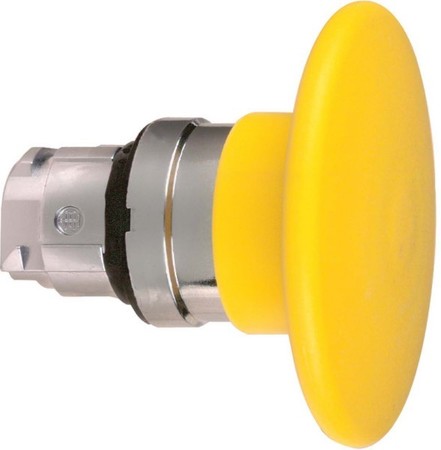 Front element for mushroom push-button Yellow Round 60 mm ZB4BR5