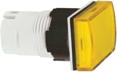 Front element for indicator light 1 Yellow Rectangular ZB6DV5