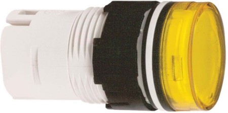 Front element for indicator light 1 Yellow Round ZB6AV5