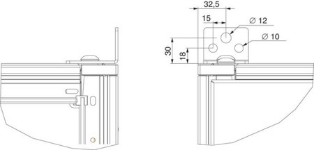 Mounting accessories (switchgear cabinet)  NSYSFWFIX