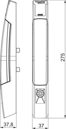 Lock system for switchgear cabinet systems Rotary lever NSYSFHS1