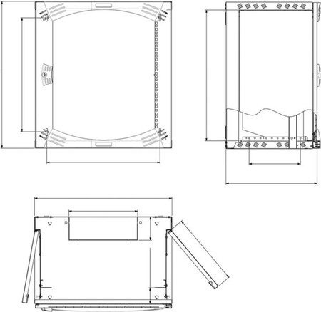 Network cabinet  NSYOPB6U5F