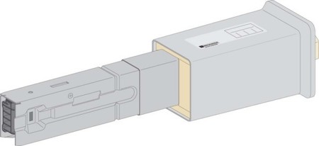 Feed unit for busbar trunk 40 A End Single KBA40ABD4W