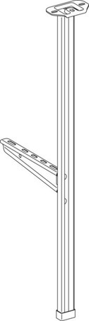 Mounting system for busbar trunk Suspension bracket KSB400ZFKP1