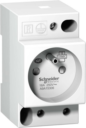 Socket outlet for distribution board  A9A15306