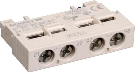 Auxiliary contact block 2 GVAED101