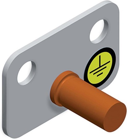 Component for earthing / equipotential bonding (switchgear cabin