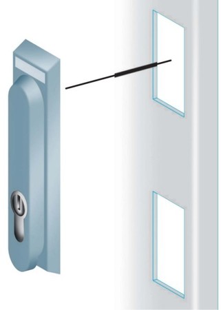 Lock system for switchgear cabinet systems  NSYTEL1242EPL