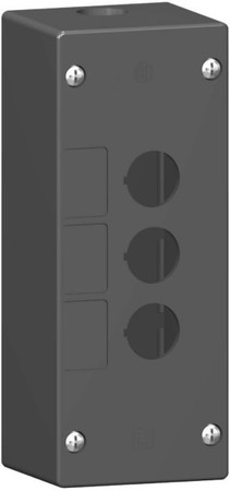 Enclosure for control circuit devices 3 Plastic XALG03