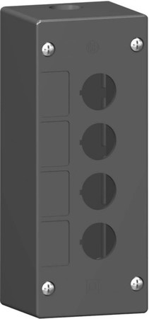 Enclosure for control circuit devices 4 Plastic XALG04