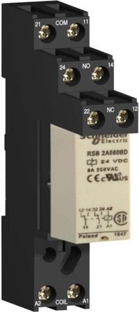 Switching relay Screw connection RSB2A080JDS