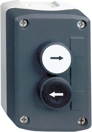 Control circuit devices combination in enclosure 2 2 XALD223