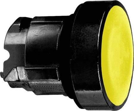 Front element for push button Yellow 1 Round ZB4BA57