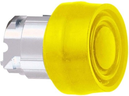 Front element for push button Yellow 1 Round ZB4BP5S