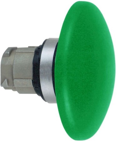 Front element for mushroom push-button Green Round ZB4BR316