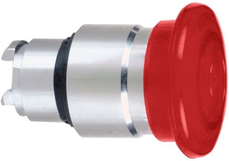 Front element for push button Red 1 Round ZB4BW443