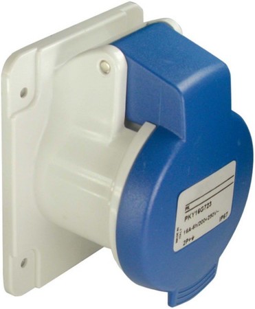 Panel-mounted CEE socket outlet 32 A 2 PKF32G423