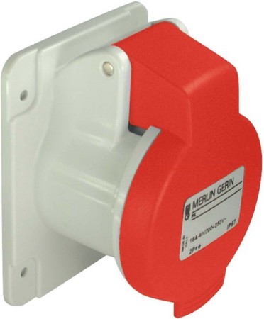 Panel-mounted CEE socket outlet 16 A 4 PKF16G435