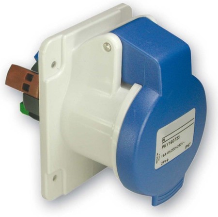 Panel-mounted CEE socket outlet 16 A 2 PKY16G423