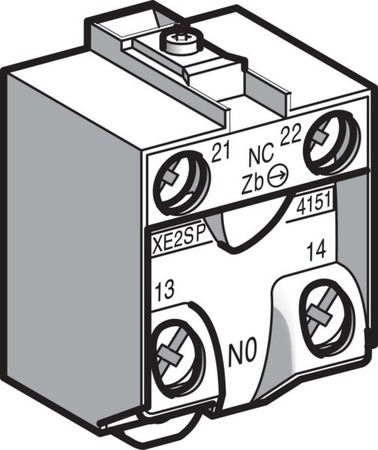 Auxiliary contact block 1 1 XE2SP4151