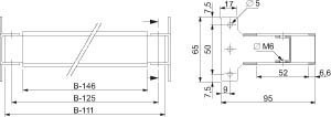 Component for installation (switchgear cabinet)  NSYMFSC60D