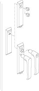 Insert for lock system Double bit NSYSTDCSX