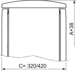 Top-/floor cover element (enclosure/switchgear cabinet)  NSYTJPL